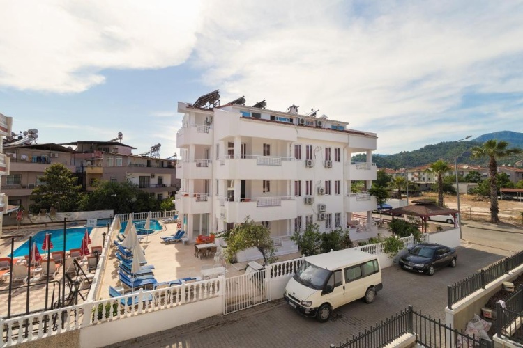 Double Apartment with balcony and with land view