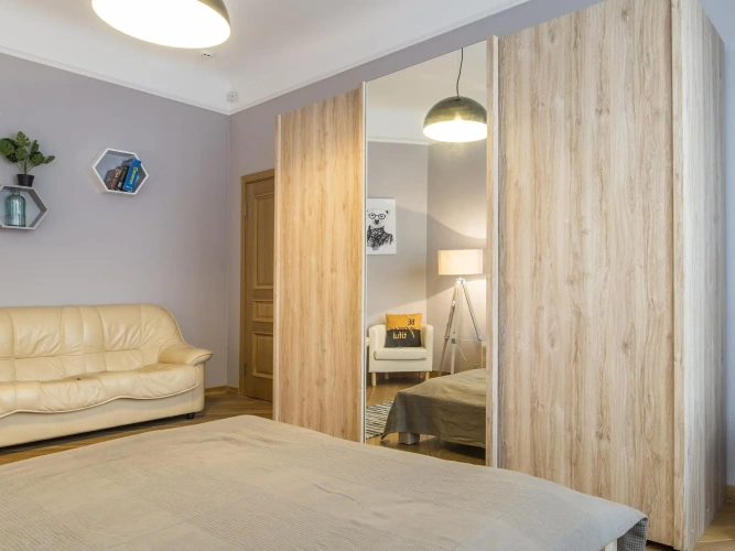 Apartment with street view