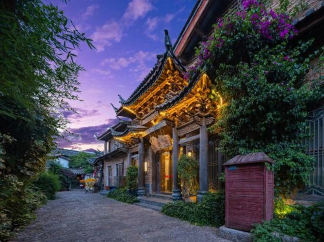 Outside