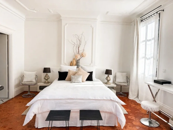 Deluxe Double room with balcony and with garden view