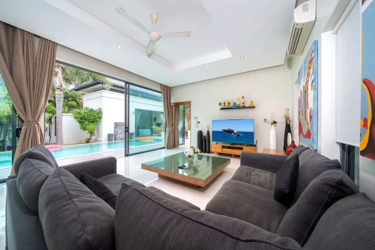 3 Bedrooms Family Villa with pool view