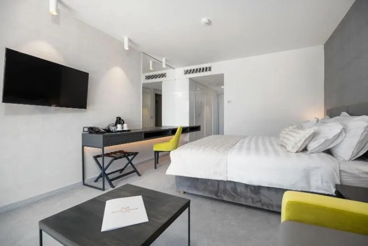 Deluxe Double room with balcony and with partial ocean view
