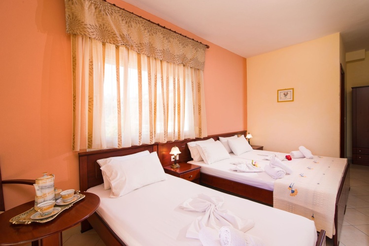 Standard Twin room with balcony and with garden view