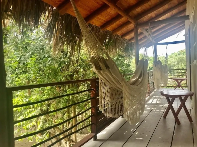 Standard Double room with balcony and with garden view