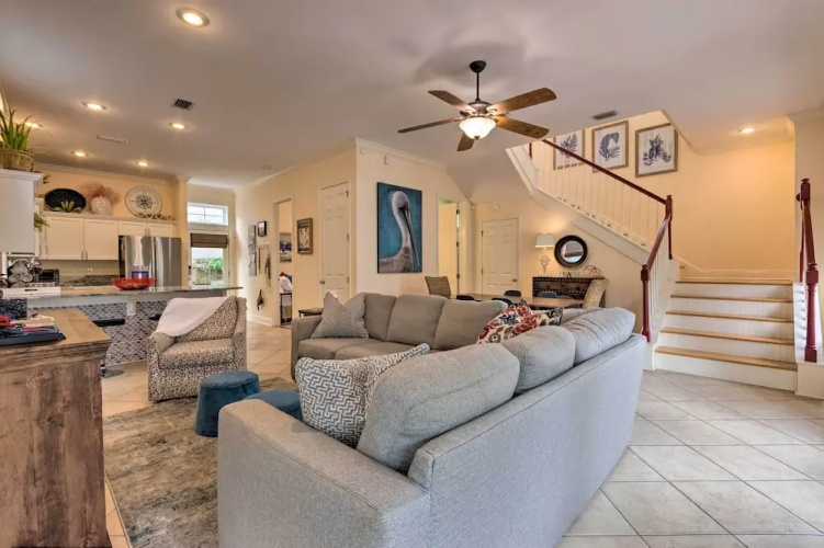 Upscale Getaway w/ Pool & Golf Cart