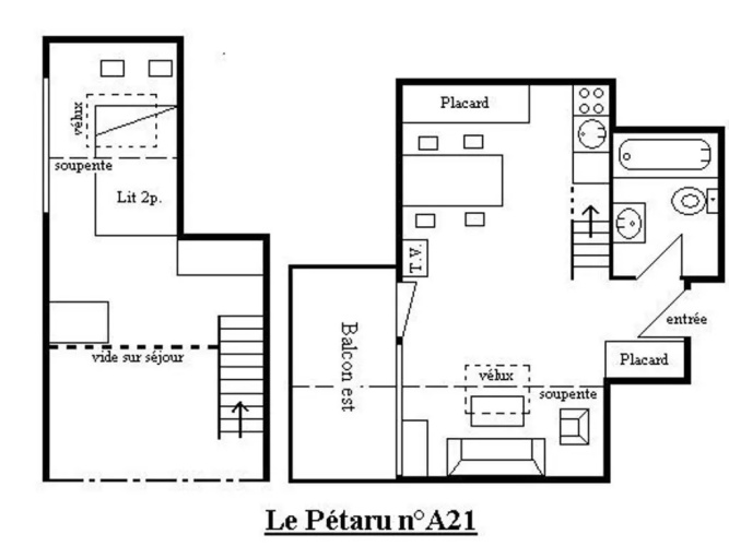 Appartement Méribel, 1 pièce, 4 personnes - FR-1-180-15