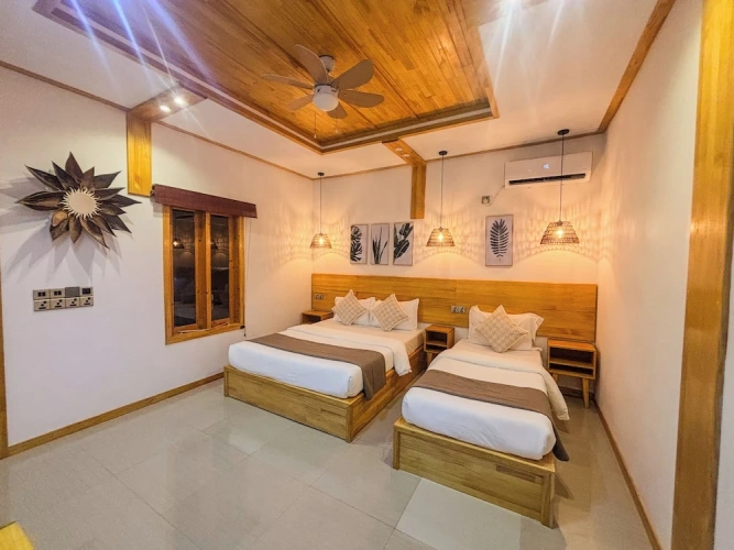 2 Bedrooms Family Suite with balcony and with city view