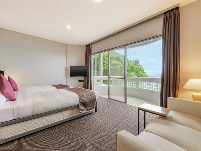 Deluxe Twin room with ocean view