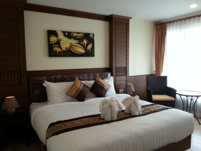 Standard Twin room with balcony and with view