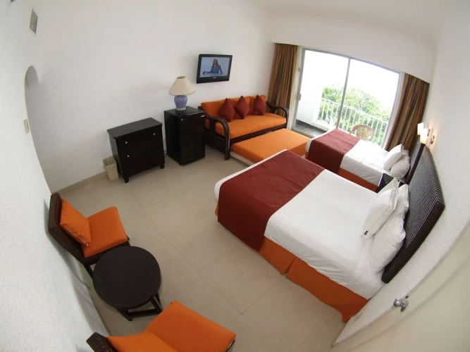 1 Bedroom Standard room with balcony and with sea view