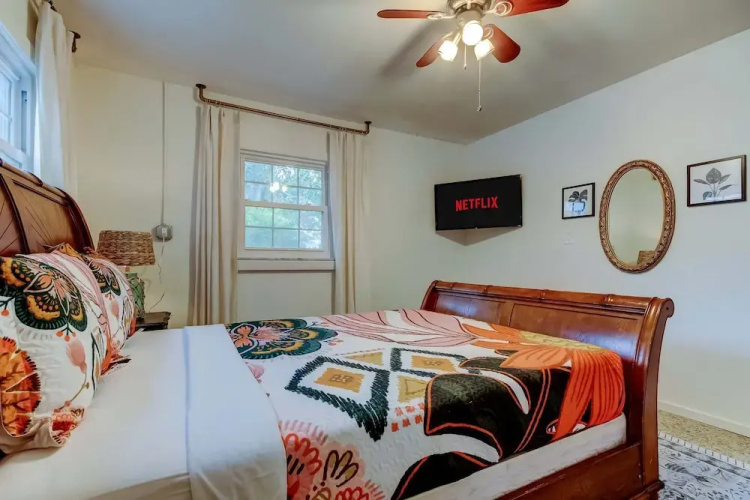 Boho Beach Bliss 2BR Retreat Steps From the Sand