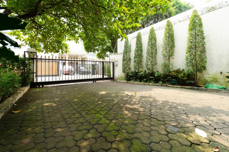Outside
