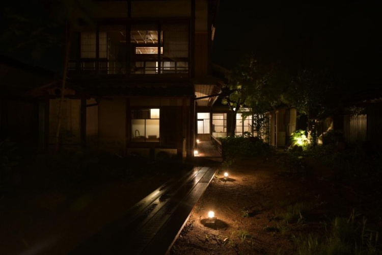 Outside