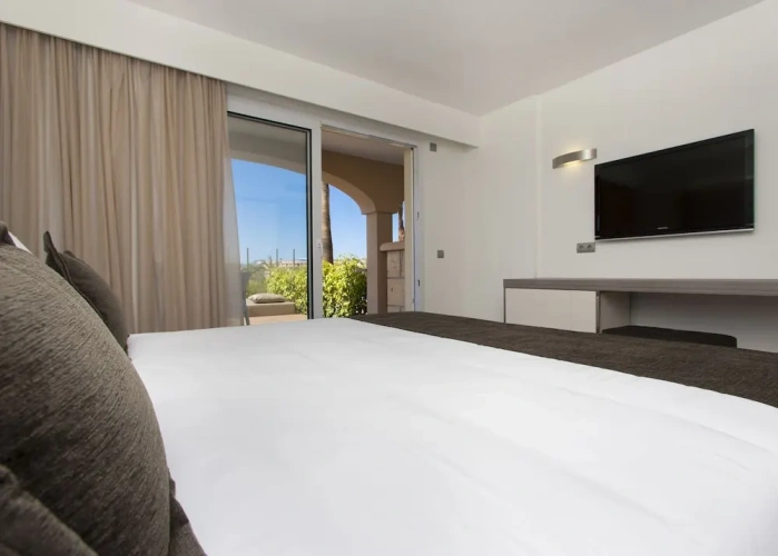 Superior Family Suite with balcony and with pool view