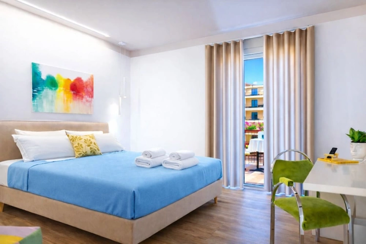 Family Suite with balcony and with city view