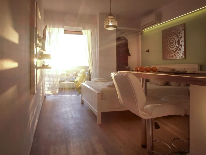 Studio with balcony and with sea view