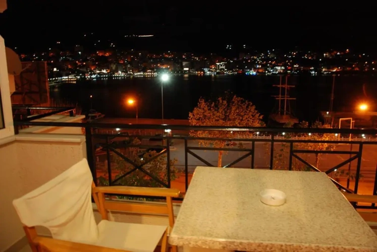 Standard Twin room with balcony and with sea view