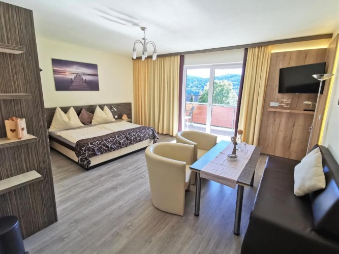 1 Bedroom Comfort Apartment with balcony and with lake view