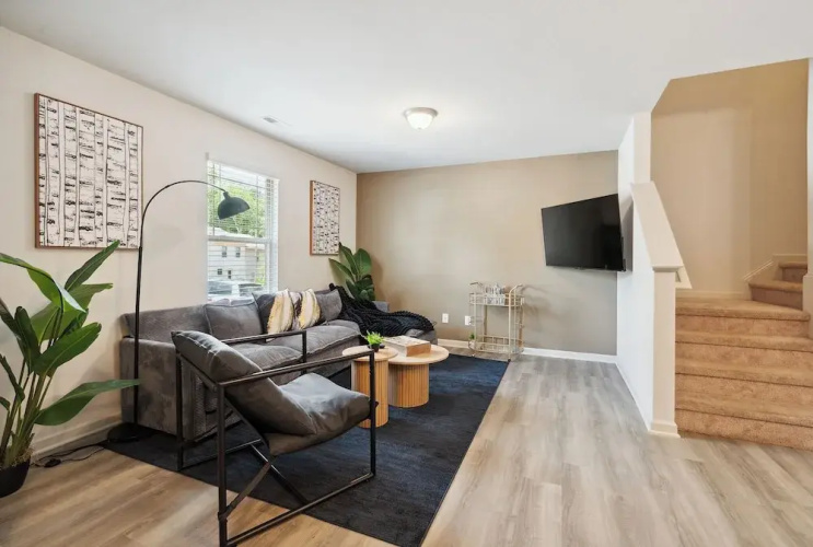 King 3BR Townhouse Mins to Cary NC State