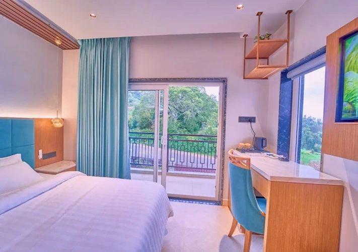 Deluxe room with balcony and with mountain view