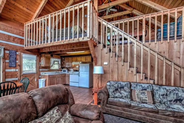 Super View Smoky Mtn Log Cabin Pool Table Hot Tub