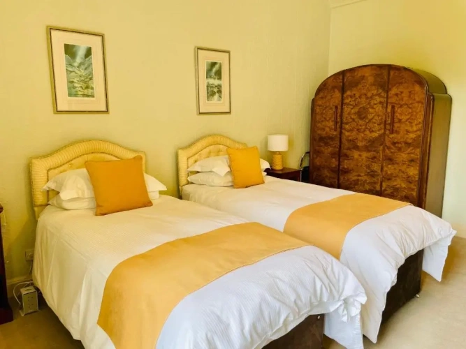 Standard Twin room with garden view