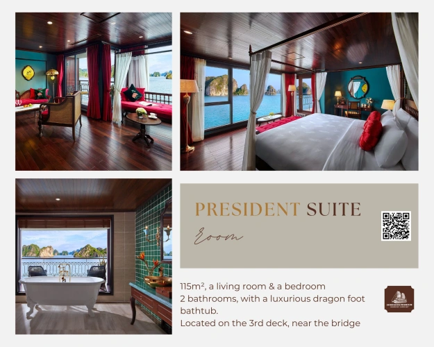 Presidential Suite with balcony and with sea view
