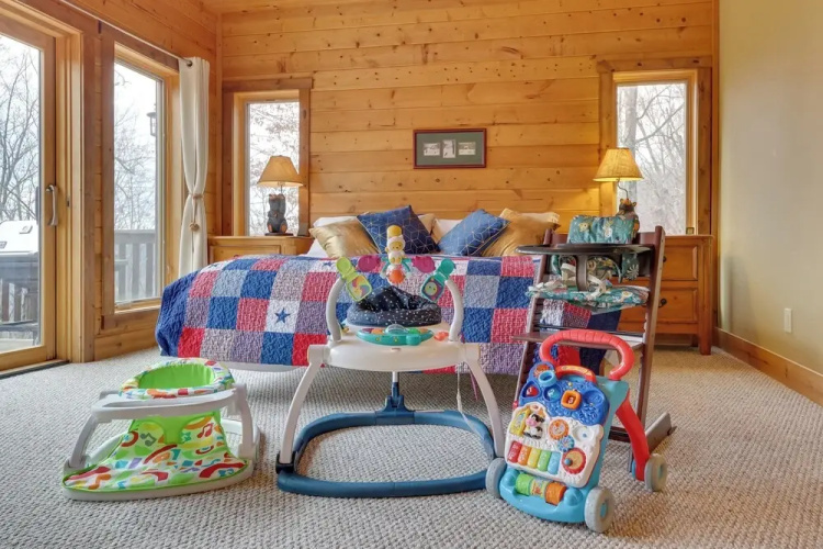 Game Room, Deck + Views: Idyllic Slaty Fork Cabin