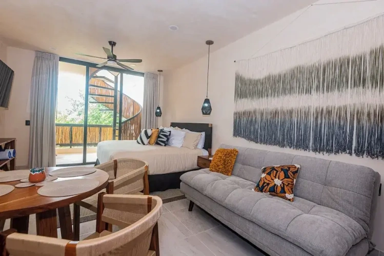 Superior Double Studio with balcony and with garden view