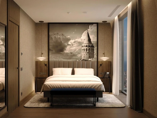 1 Bedroom Double Apartment with city view
