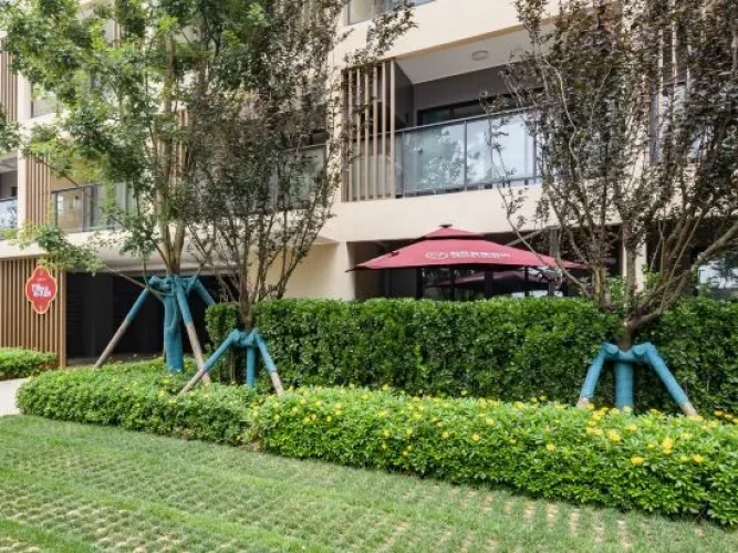 Outside