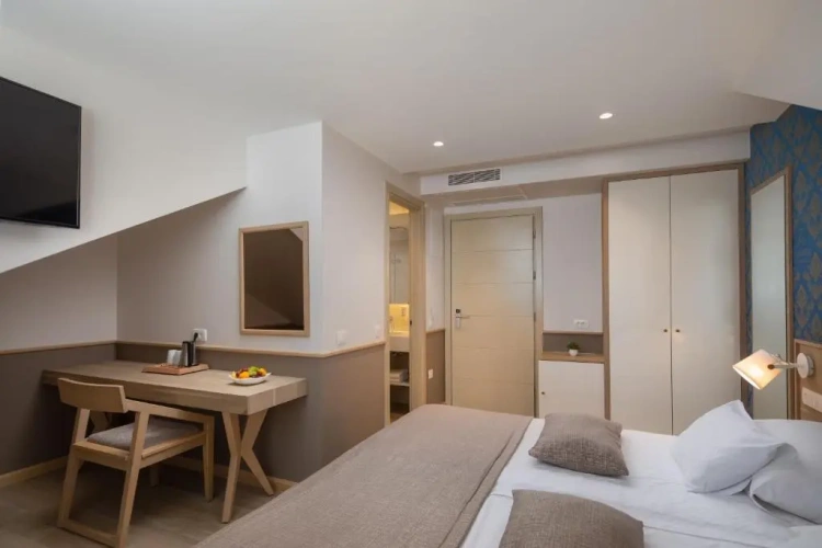 Economy Double Attic room with mountain view