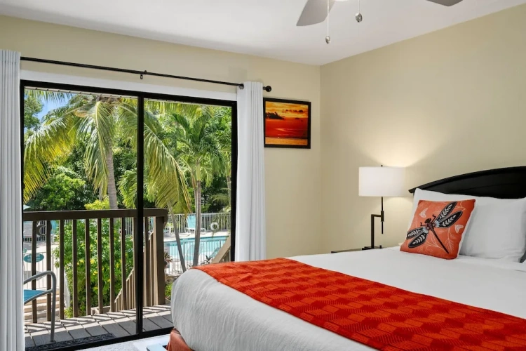 Deluxe Double room with balcony and with pool view