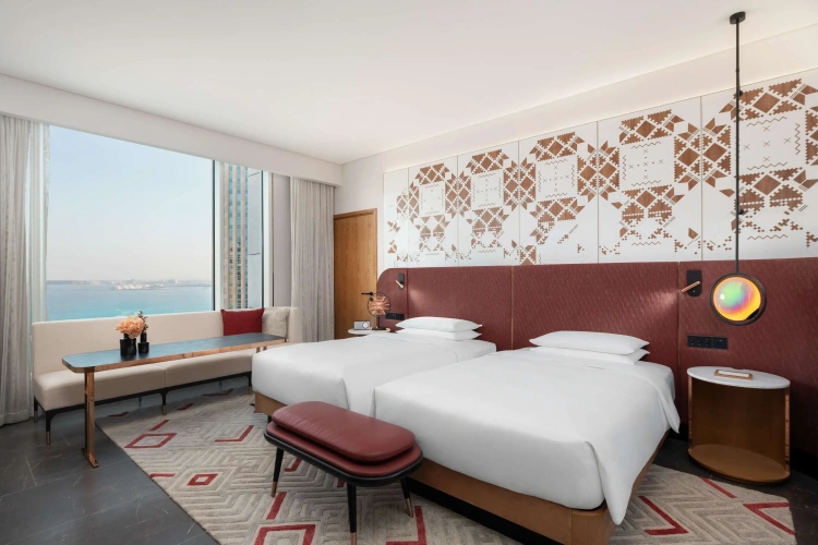 Standard Twin room with sea view