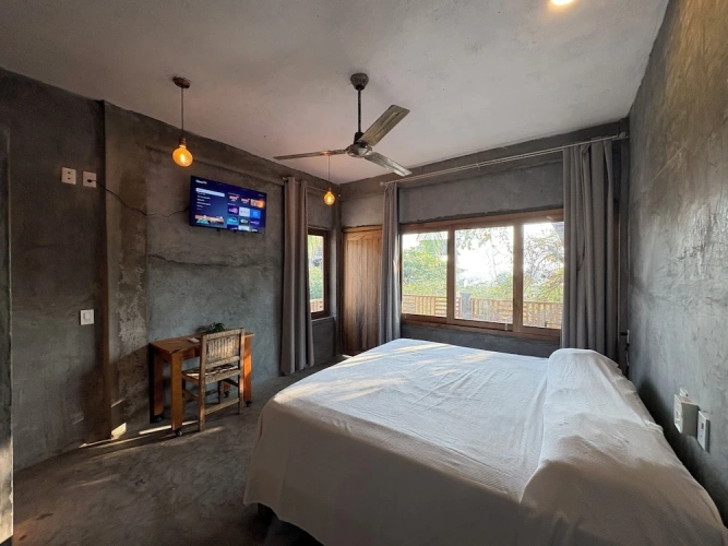 Standard room with balcony and with sea view