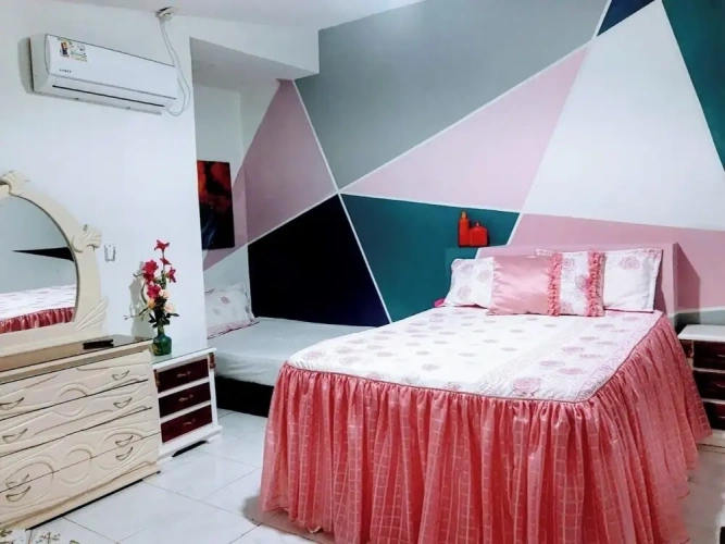 Economy Triple room with garden view