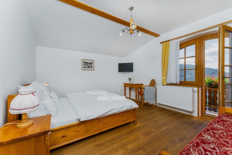 Deluxe Double room with balcony and with land view