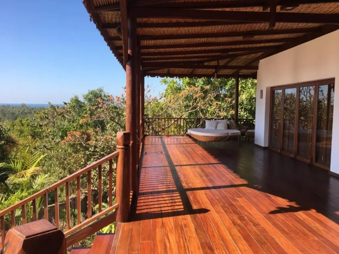 Deluxe Double room with balcony and with sea view