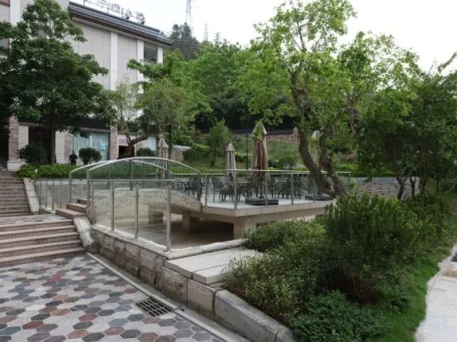 Outside
