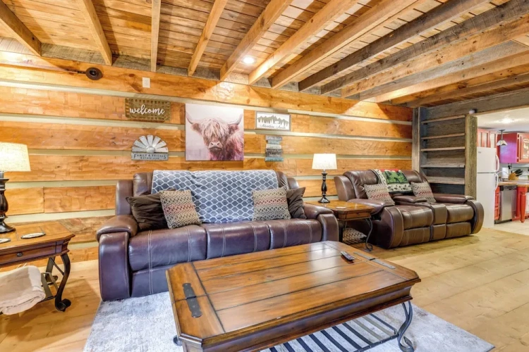 Relaxing Cosby Cabin w/ Fire Pit & Covered Porch!