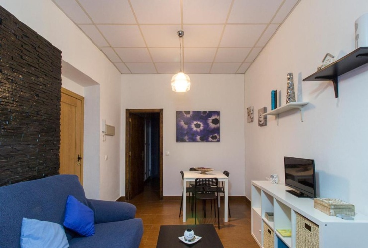 Studio with balcony and with view
