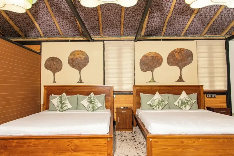 Double Family Villa with garden view