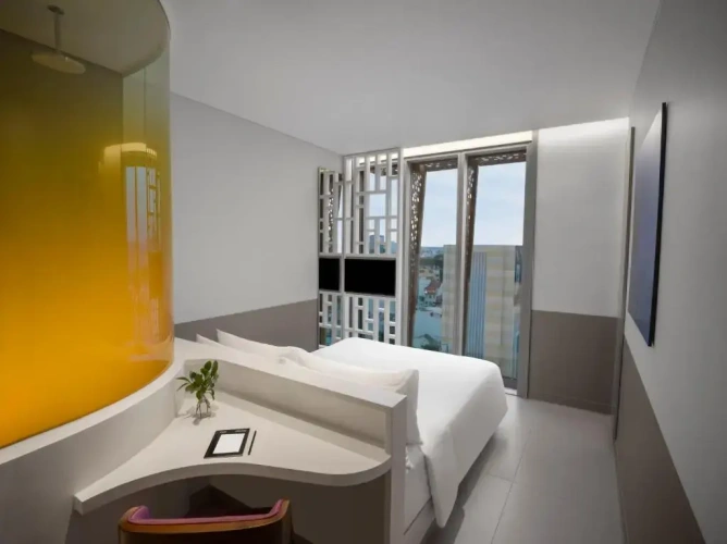 Standard Double room with city view