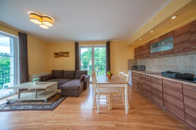 1 Bedroom Comfort Apartment with balcony and with city view