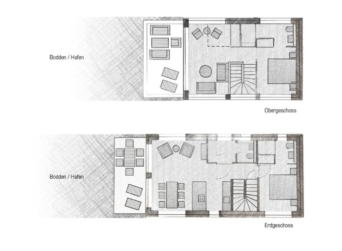2 Bedrooms Sextuple Cottage with harbour view