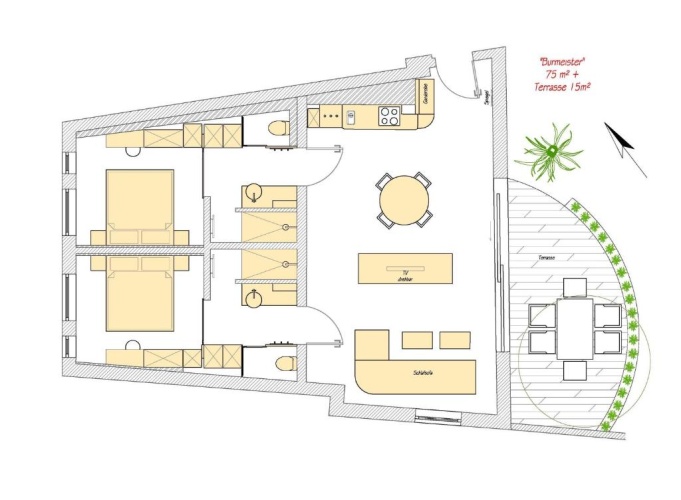 2 Bedrooms Apartment