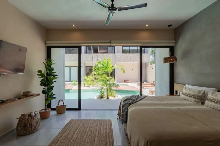 Stylish Tulum Studio Terrace Pool Relax