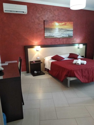 Standard Triple room with balcony and with sea view