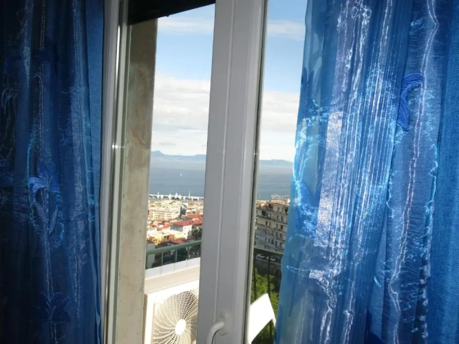 Standard Quadruple room with balcony and with sea view