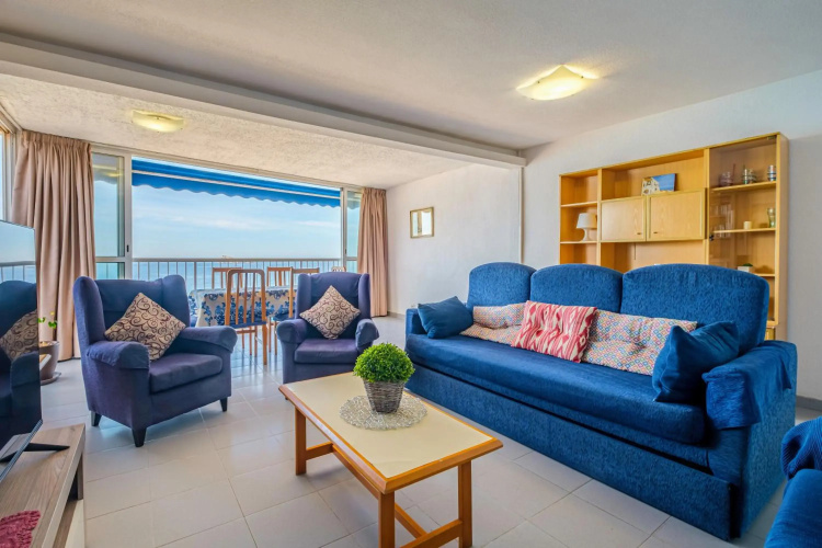 Apartamento en benidorm a 1a línea del mar